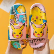 Pokemon Pikachu Barntofflor Ny sommar Tecknad filmtryck Baby PVC-mjuka hemmaskor inomhus badrum Anti-halk Kawaii