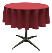 Rund duk, polyester, engångs enfärgad bordsduk
