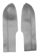 Kompatibel med Honda Civic 8:e generationen Sedan 2006 2007 2008 2009 2010 2011 Främre 2 st Bildörr Armstöd Panel Mikrofiber Läderöverdrag Trim-Perfet gray