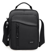 Herrarnas lilla crossbody-väska för arbete, resor och vardagsliv