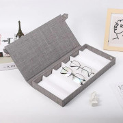 Solglasögon Organizer Glasögon Display Box GRÅ Grey