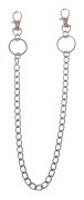 Punk 16" Midjebyxor Kedja Bälte Plånbokskedja Hip Hop Pocket Chain för m/ Nyckelring Midjekedja Anti-lost för Nyckelring för