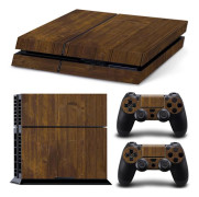 Unika träkorn 3D-spel Decal Skin Stickers för PlayStation 4 Konsol Present