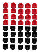 40 st Vattentäta Massiva Linjekontakter Kabel Röd Svart Fixerad Kontakt 50A Material Kabelskydd Fixerade Kontaktterminaler