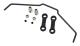 ZD Racing 1/7 MX 07 RC Bil Krängningshämmare Kit Krängningshämmare Reservdelar