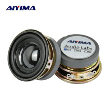 2 st 1,5 tums fullfrekvenshögtalare 40MM 4 Ohm 3W Bluetooth-högtalare PU Basin-högtalare för förstärkare Audio DIY