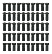 50 st/förpackning Cykel Vägcyklar Nippel 12G 13G 14G Ultralätt Höghållfast Svart Silver Eker Nippel Cykel Ekerhatt 50st 14G silver 16mm[D] 50pc 12G black 13mm