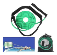[LCS] Simträningsbälten Sim Bungee Cords Motståndsband Simträningsutrustning GREEN