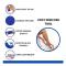 Natural Pumice Stone Foot Scrubber and Professional Exfoliating Stone