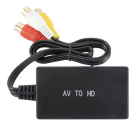 AV till HDMI-kompatibel omvandlare AV-videoingång 1080P videoutgång Stöder NTSC/PAL- (automatisk)