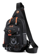 Taktisk Nylon Sling Bag Crossbody Ryggsäck för Män Kvinnor Utomhus Resor Camping Axelväska Bröstväska Dagsryggsäck Jakt Vandring Multi-användning Ca #30black(nylon)
