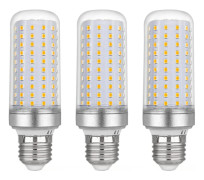 E27 LED-majslampor 20w, AC220V, 2200LM Varmvitt 3000K, Icke-Dimbar, 200W Ekvivalent Halogenlampor för Pendellampor, Taklampor, 3-Pack