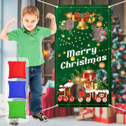 Mordely Julkastningsspel Flaggaspel Bean Bags Safe Tossing