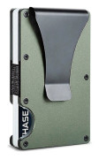 Minimalistisk Metallplånbok Med Sedelklämma - Slimmad Kreditkortshållare i Aluminium RFID-skydd Front s202412246310