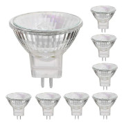 12v 35w Halogenlampor Gu4 Spot Bas 2800k Varmvitt, Dimbar, 8-pack Botao