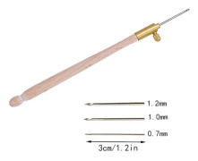1 set fransk broderivirkad DIY handkorsstygn cotto A