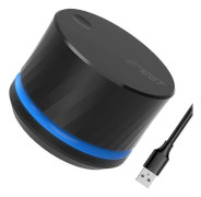 USB Volymkontrollknapp EMEET USB Multimediakontrollknapp med Ett-klicks Ljudavstängningsfunktion och Musikväxling Multimediakontroll