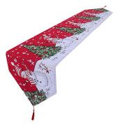 God Jul Bordslöpare Juldekoration Julhelg Bordsduk för Bondgård Hem Kök Matbord Dekor (LGL)