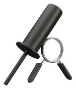 Viktmagasinstift, Gymstift med fjäderklämma, Viktstift för viktmagasinmaskin, Styrketräningsutrustning 8mm 8mm