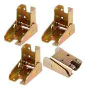 4 pcs Folding Table Legs, Self-Locking Folding Hinges, 90 Degree Self-Locking Hinges, Folding Table Hinges, Footrest Workbench