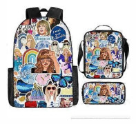 Taylor Swift Ryggsäck för Lågstadiet Barns Tecknade Ryggsäck Anime Ryggsäck Axelväska 49 -NMAOV