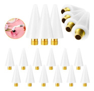 16 st Nail Rhinestones Picker Ersättningshuvudspetsar för Nail Dottin