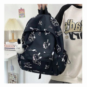 Pochacco Kawaii Skolryggsäck för tonåringar - Estetisk Mjuk Tjej Ryggsäck med Ortopediskt Stöd -HK819 black