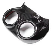 Bil Bakre Luftkonditionering Ventilationsuttag Ram Skydd Trim för Alfa Romeo Stelvio 2017 2018 2019 2020 In