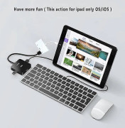 IOS Snabbladdning för Lightning till HD MI 4K 8K 1080P Upplösning Video OTG Digital Audio Jack AV HDTV Adapter Converter