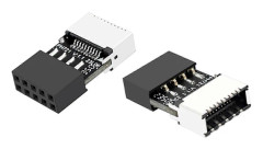 2025 Senaste Modell 2st Moderkort USB 2.0 9-Pin till Typ-E 20-Pin Kontaktadapter
