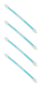 4-pack Silikon Tennisracket Dämpare Flerfärgade Stötdämpare Tennis Vibrationsdämpare för Vibrationsreducering Gul[D] Blue
