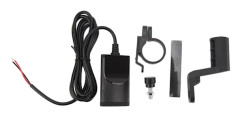 Motorcykelladdare Snabbladdning Säker med backspegelfäste Bred kompatibilitet Motorcykel Dual USB A C-laddare för ridning