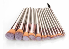 High Quality Soft Hair Wooden Handle Loose Powder Blush Foundation Contouring Eye Brush Complete Makeup Tool Set