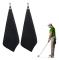 2 Pcs Golf Towels Absorbent, Golf Bag Towel with Carabiner Clip, for Outdoor Yoga Camping Gym