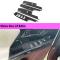 4 st Bilfönsterglas Lyftknapp Switch Cover Trim Dörr Armstödspanel för Toyota Bz4X 2022 2023 Carbon Fiber