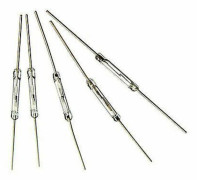 50-pack Reedkontakt 14mm x 2mm Miniatyr Reedkontakt Reed Switch 45mm Längd FX