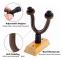 Set med 4 väggfäste för gitarrkrokar Hem och verkstad Lätt att installera för akustisk gitarr, klassisk gitarr, elgitarr, bas, ukulele