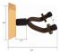 Set med 4 väggfäste för gitarrkrokar Hem och verkstad Lätt att installera för akustisk gitarr, klassisk gitarr, elgitarr, bas, ukulele