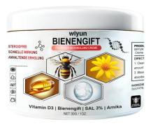 1/3/5 pcs Bee Venom Psoriasis Cream Skin Redness Relief Anti-itch Cream for All Skin Types (Bee Venom, 1 pc)