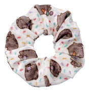 Pusheen glass scrunchie