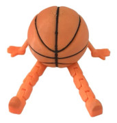 Basketball Man Model Figurine with Movable Leg for Home Shelf Desk Decoration