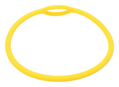 Silikon Regulator Halsband Dykning Regulator Halsband Hållare Dykningstillbehör Gul 62CM
