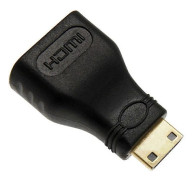 HDMI-kompatibel Mini Hane Typ C till HDMI-kompatibel Standard Hona Typ A Konverter Adapter Kontakt