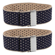1 Par Ärmhållare Elastiska Skjortärmshållare För Män Och Kvinnor Halkfria Skjortärmshållare Strumpeband Stretch Armband Blue 15.00X4.00X1.00CM
