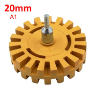 Bil pneumatisk gummisuddargummi Wheel Pad Gummi Disk Dekal Eraser 20mm