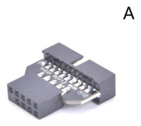 Front Panel Plug Connector USB3.0 19-pin To USB 9Pin Adapter För Moderkort