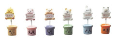 Dashboard Djur, Söta Bil Dashboard Djur,6ST Shaking Animal Car Dash Decor - Livliga bilprydnader