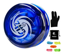 Responsiv Yoyo D1 Ghz, Professionell Yoyo Looping Yoyos Nybörjare Med Yoyo Strängar+handskar+yoyo Väska