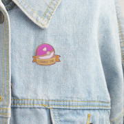 Husdjur Boll Hård Emalj Pins Brosch Etikett Pins Ryggsäckar Dekorationer Tecknade spel Fans Samla Badge Bag Tillbehör