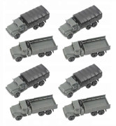 4x 2 Delar 1:72 Transportlastbil Leksaksfordon Lastbilsleksaker Set För Gåvor